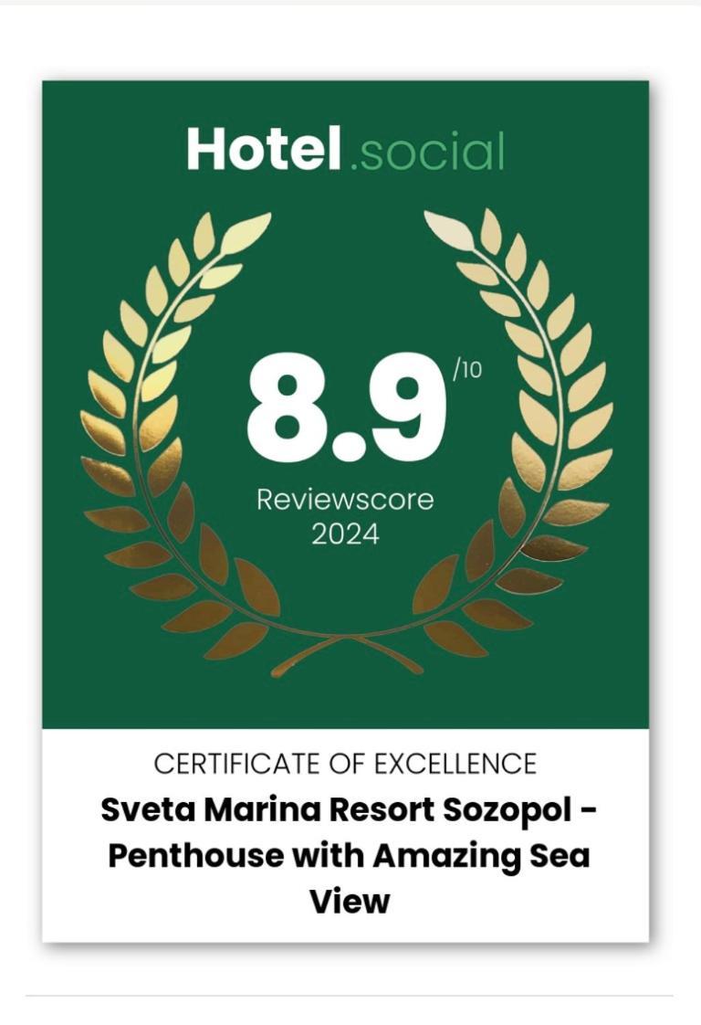 Santa Marina Resort Sozopol - Penthouse With Amazing Sea View מראה חיצוני תמונה